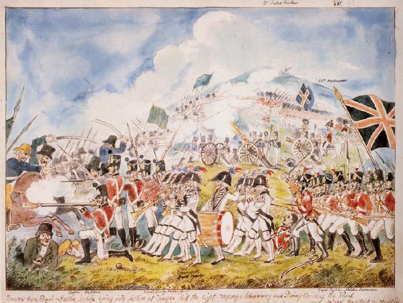 Thomas Pakenham A reconstruction by William Sadler of the Battle of Vinegar Hill painted in about 1880